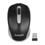Ratón inalámbrico ActiveJet AMY-313, receptor RF-Nano, óptico 1200 DPI, ambidiestro, 3 botones, pila AA