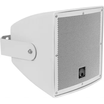 Altavoz de instalación Omnitronic ODX-208T 100V Blanco — montaje en techo/pared, dos vías, 8Ω nominal