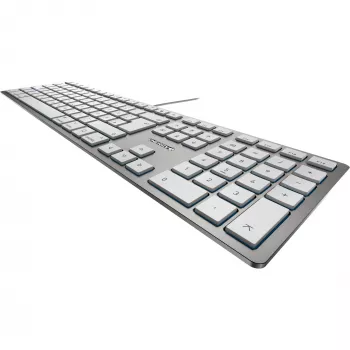 CHERRY KC 6000 Teclado fino FOR MAC Oficina USB QWERTZ Alemán Plata