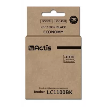 Actis KB-1100Bk Tinta (sustituto de Brother LC1100BK/980BK; Estándar; 28 ml; negro)