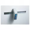 Distribuidor de empalmes de fibra óptica para carril DIN DIGITUS DN-96893 — en ángulo, 6 SC DX / LC Quad, aluminio, gris