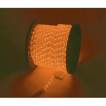 Cable de luz de goma EUROLITE RL1-230V naranja 44m – cable de iluminación de seguridad flexible