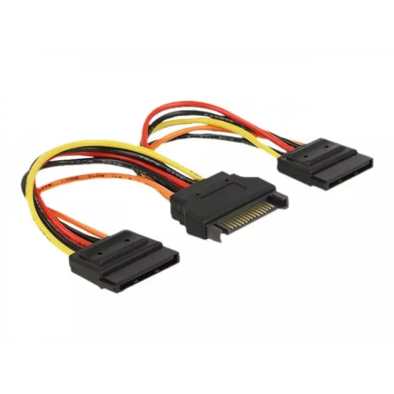 Cable de alimentación interno DeLOCK 60143 0,15 m SATA 15 pines