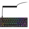 Teclado Sharkoon 100065630 60% con cable USB QWERTZ alemán negro