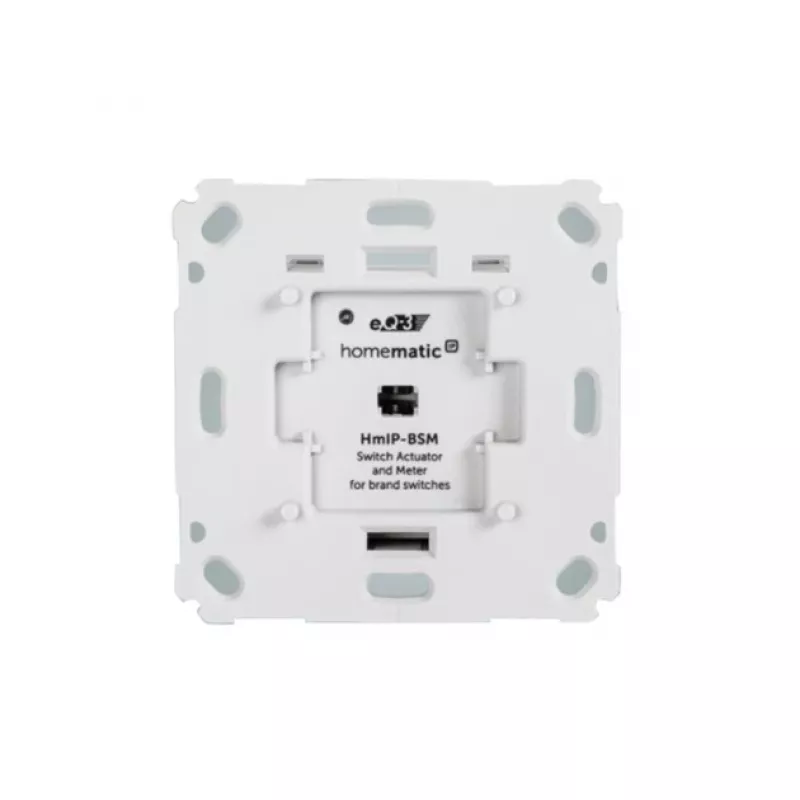 eQ-3 HomeMatic IP para - Actuador conmutador-medidor interruptor de marca empotrado