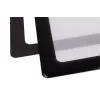 Filtro antipolvo DEMCiflex 120 mm, cuadrado - negro/blanco
