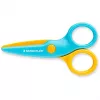 Tijeras Staedtler Noris Junior corte recto azul amarillo 100 mm