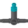 Gotero de riego Gardena 13317-20 2 l/h negro montaje en línea