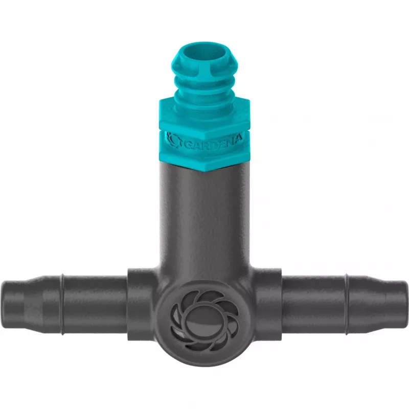Gotero de riego Gardena 13317-20 2 l/h negro montaje en línea