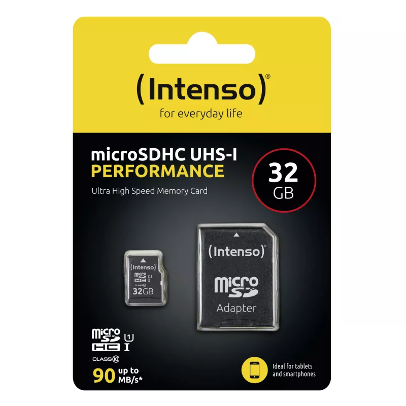 Tarjeta de memoria Intenso 32GB MicroSD UHS-I Class 10 3424480