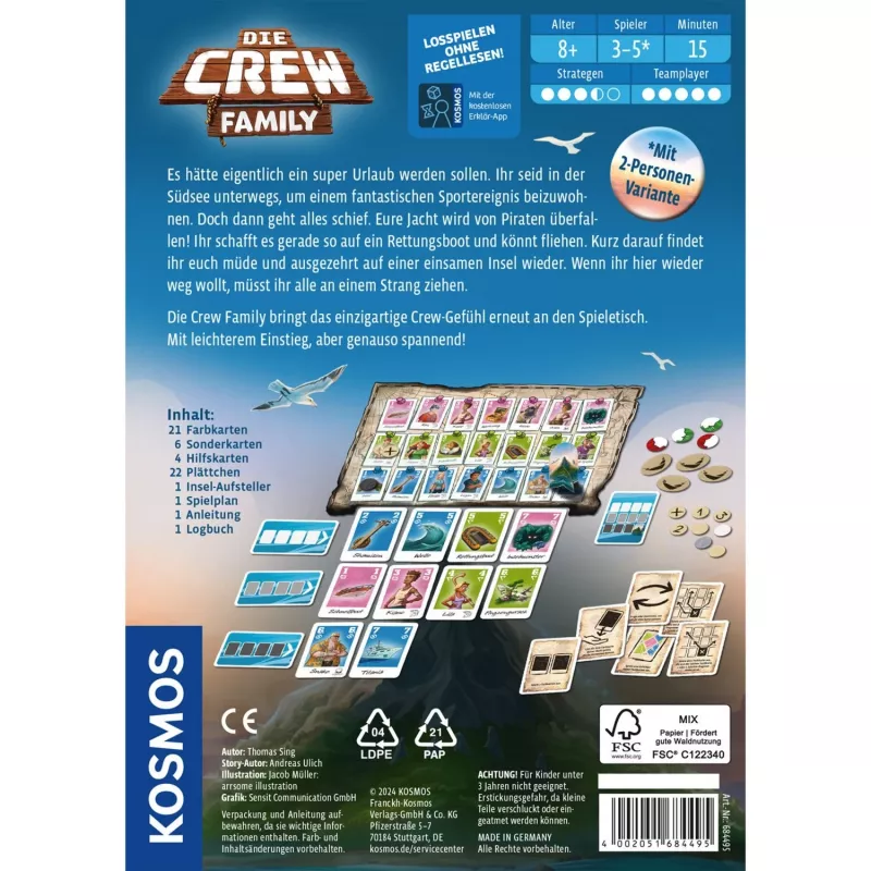 Kosmos 68449 20 min juego de mesa viaje/aventura