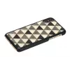 iKins Pyramid funda para iPhone XS/X, negra, K1623J