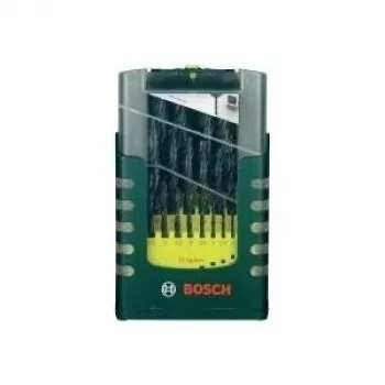 Juego de brocas Bosch 2607017153 — HSS, 25 piezas, DIN 338, vástago cilíndrico