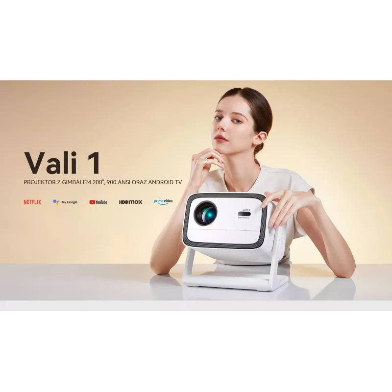 Proyector WANBO Vali 1 Full HD 900 lúmenes ANSI portátil cine en casa