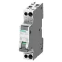 Siemens RCBO, 10A corriente nominal, 1P+N polos, 30mA sensibilidad de disparo, tipo A, serie SENTRON
