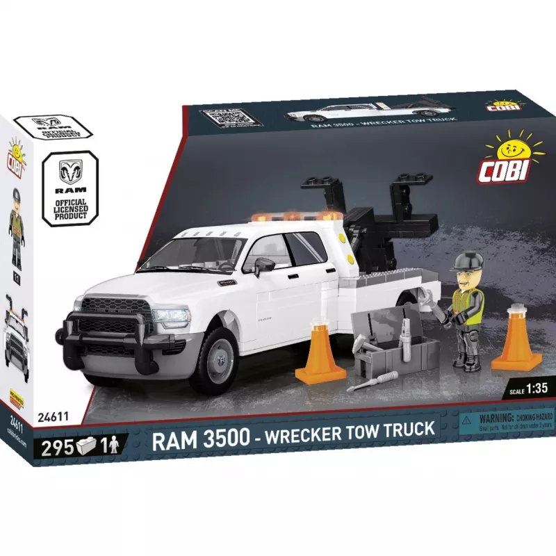 Cobi Wrecker grúa RAM 3500 juguete de construcción COBI-24611, set de bloques