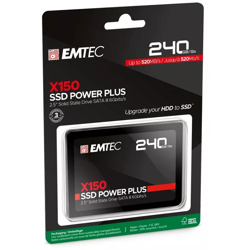 Unidad SSD Emtec 240 GB 2,5