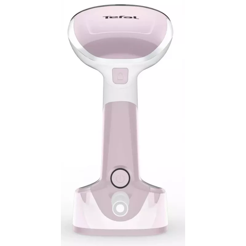 Cepillo de vapor de mano Tefal DT3050, 1300 W, 20 g/min de vapor, depósito de 0,12 L, cable de 2,6 m, rosa