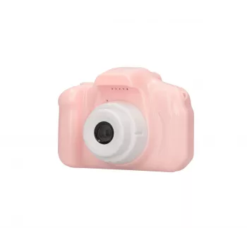 Cámara digital infantil Extralink H20 rosa 1080P 30fps pantalla 2,0