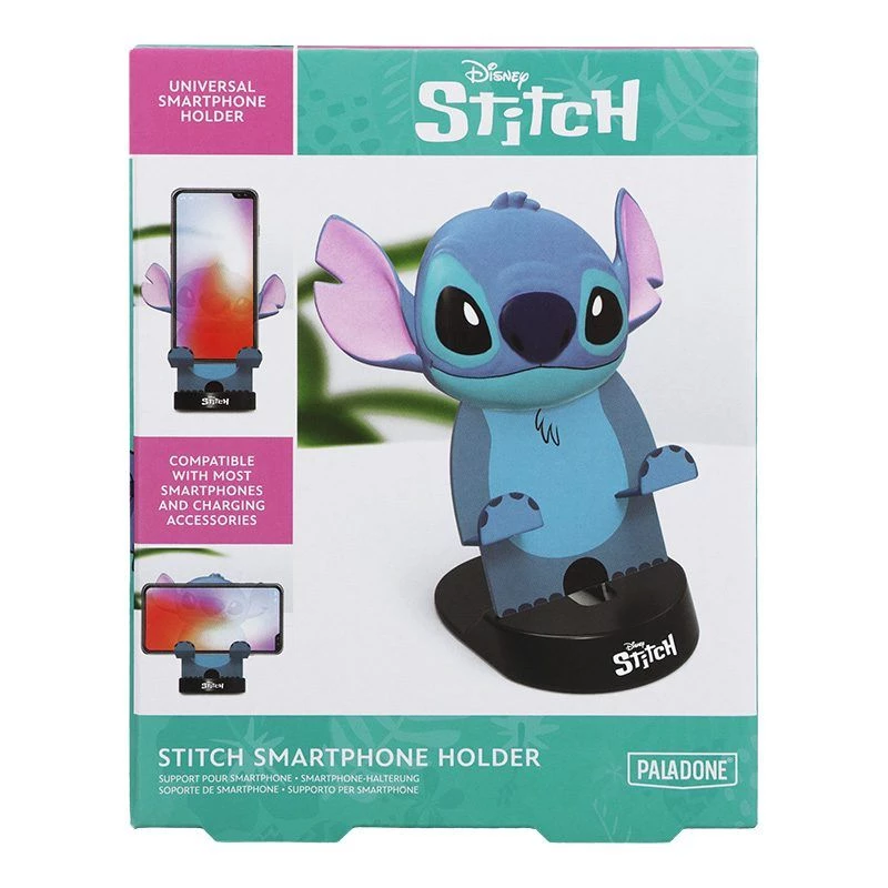 Soporte para smartphone Paladone PP13486LS diseño Stitch — soporte ajustable para smartphones y tablets pequeñas