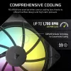 Ventilador Corsair RS140 ARGB 14 cm negro 330-1700 RPM