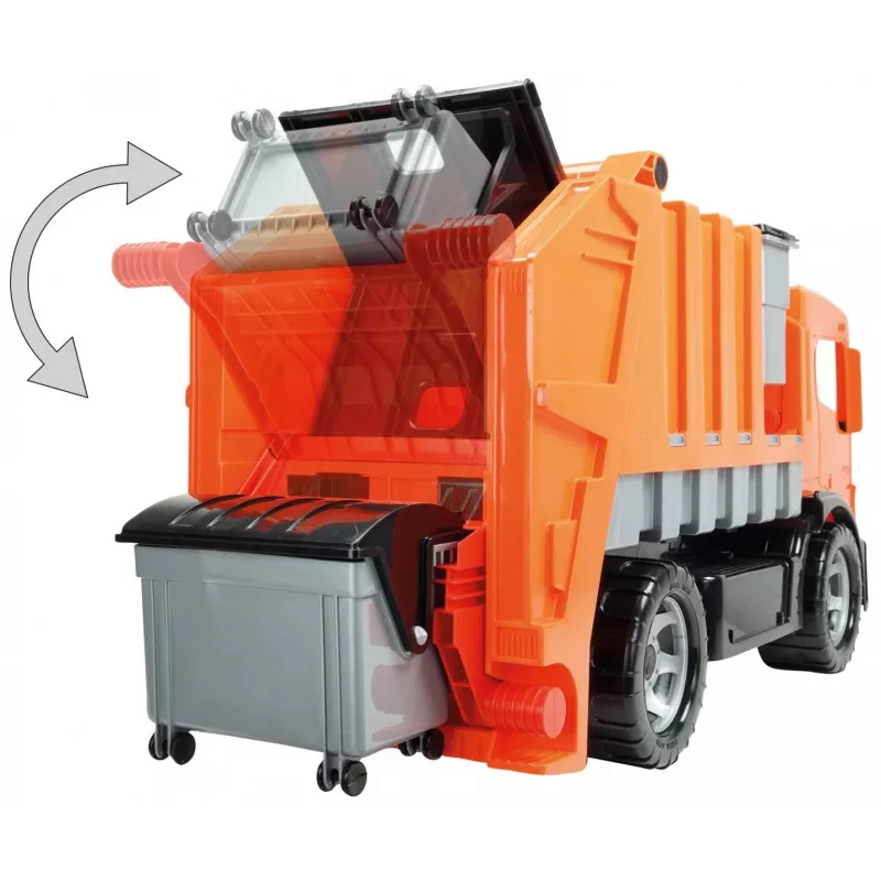Camión de basura de juguete Lena 02166EC — caja de cartón marrón individual