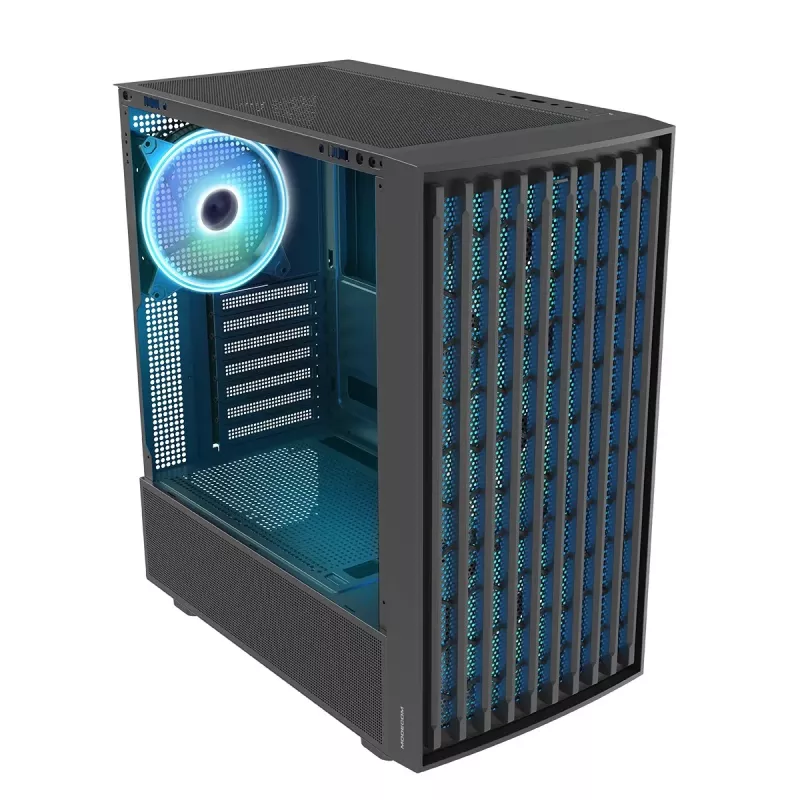 Caja de PC MODECOM BREEZE ARGB Flow MIDI USB 3.0 X 2 USB-C