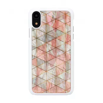 Funda para smartphone iKins para iPhone XR — cubierta protectora diamante blanca