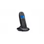 Motorola C1001CB+ teléfono inalámbrico DECT con bloqueo de llamadas, identificación de llamadas, manos libres, negro