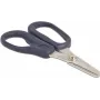 DeLOCK 90554 tijeras de oficina y manualidades tijeras de oficina con corte decorativo azul - plata (90554)