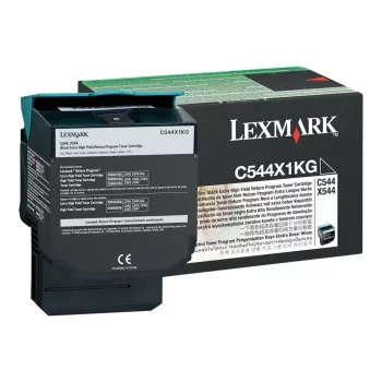 Lexmark C544X1KG - tinta negra - para C544dn, C544dtn, C544dw, C544n, X544dn, X544dn RCS, X544dtn, X544dw, X544n