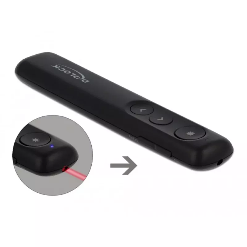 Presentador láser DeLOCK USB 64092 negro