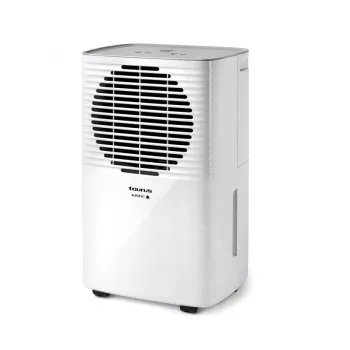 Deshumidificador Taurus DH1201 — depósito de 2,5 L, 90 m³/h, 210 W, 43 dB, R290