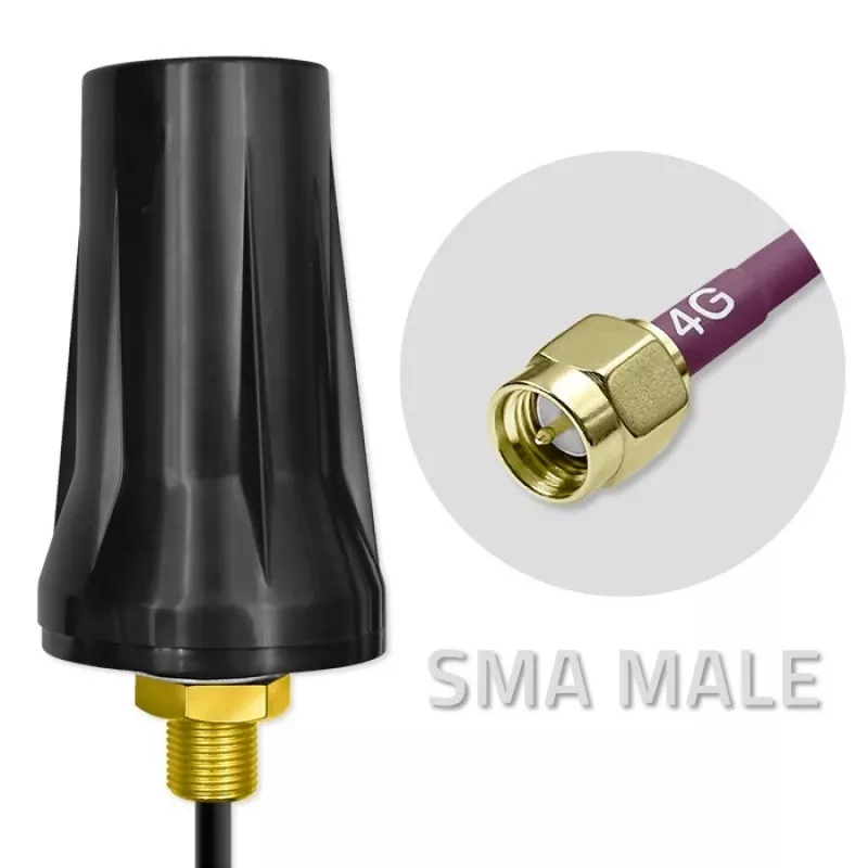 Antena dual 4G LTE omnidireccional 7dBi, exterior