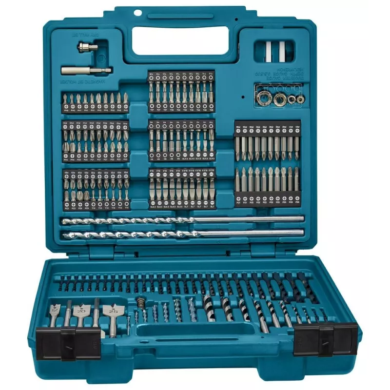 Makita E-11689 Juego de brocas y puntas 256 piezas