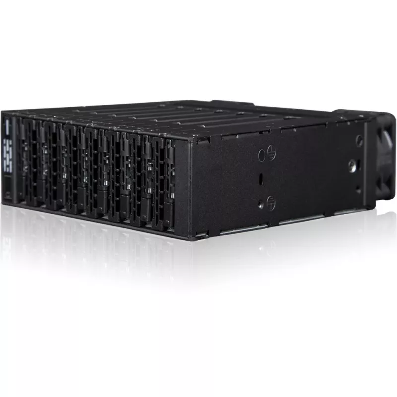 ICY DOCK - MB873MP-B V2 - ToughArmor - carcasa móvil para 8 bahías de SSD M.2 NVMe PCIe 4.0 para bahía externa de 5,25 (8 x OCuLink SFF-8612)