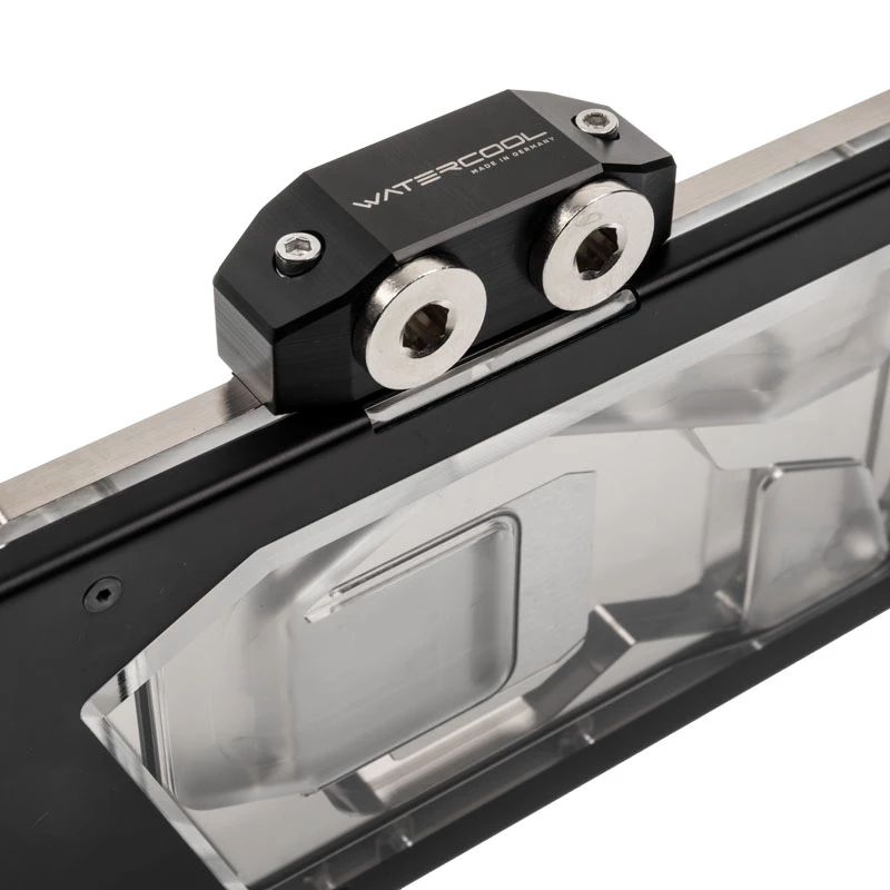 Bloque de agua para GPU de cobertura completa Watercool Heatkiller IV para Radeon RX 5700 / XT, acrílico + níquel, RGB, negro