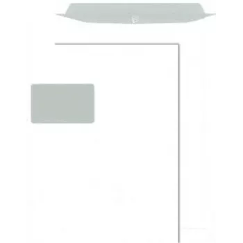 Sobre MAILmedia C4 con ventana, autoadhesivo, 100 g/m², blanco, 250 uds.