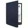 Funda PocketBook Charge HN-QI-PU-743G-NB-WW para InkPad 4 / Color 2 / Color 3 de 7,8 pulgadas, azul noche