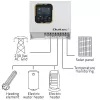 Inversor QOLTEC ECO Solar Boost 4kW MPPT LCD, 4 kW de salida, regulación de carga MPPT, pantalla LCD