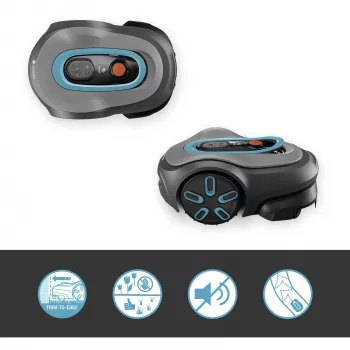 Robot cortacésped Gardena smart SILENO pro batería 600 m² 16 cm