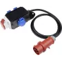 Adaptador eléctrico AS Schwabe MIXO 61520 — conector macho CEE 3x400V a 3x230V