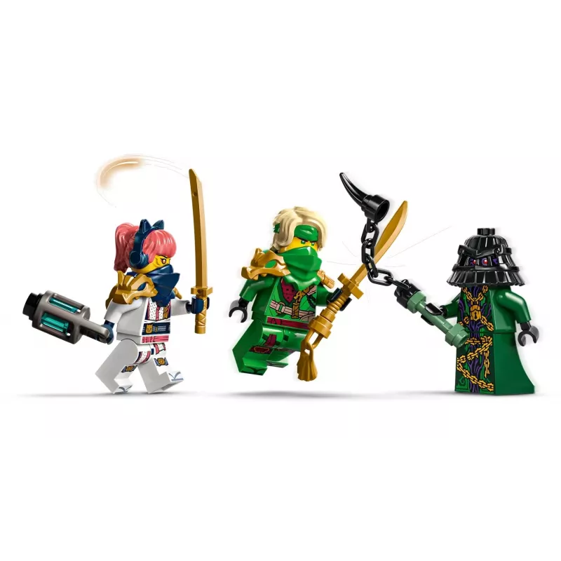 Juguete de construcción LEGO NINJAGO 71842 Rontu el dragón maestro — 381 piezas, 4 minifiguras, modelo de exposición 130 mm