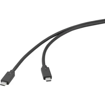 Renkforce Cable USB USB 3.2 Gen2x2 20 Gbit/s USB-C conector macho conector macho Negro 4K (RF-6830466)