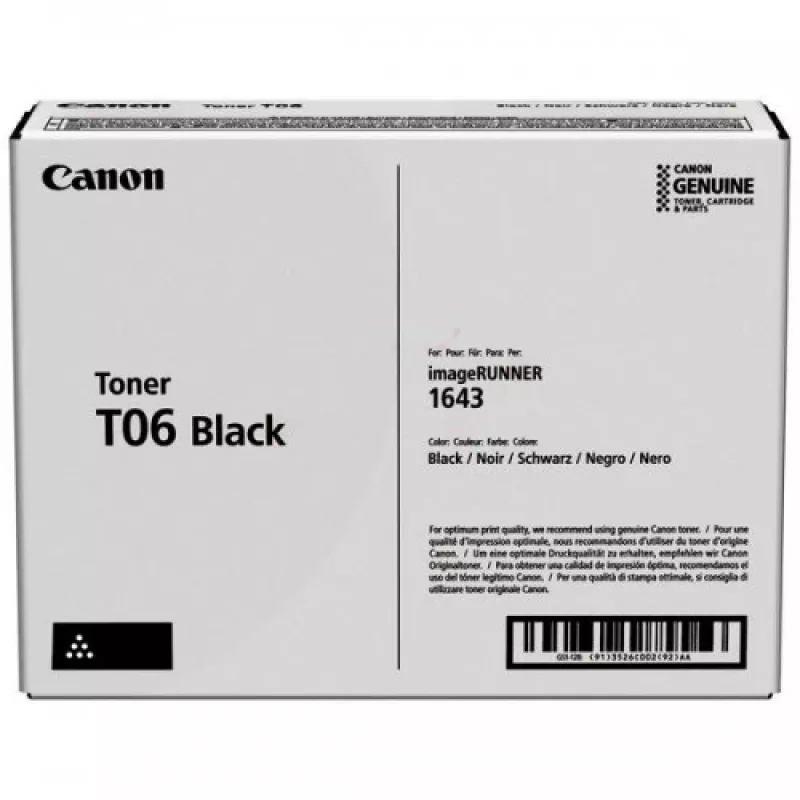 Canon T06 (3526C002) cartucho de tóner, negro (SPEC)