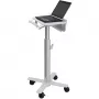 Carro para portátil Ergotron StyleView, SV10 – carro para portátil – sanitario – metal – blanco, aluminio – tamaño de pantalla: hasta 43,2 cm (hasta 43,20 cm (17)) (SV10-1100-0)