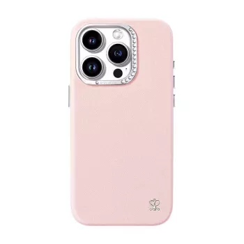 Funda protectora Joyroom PN-14F4 para iPhone 14 Pro Max, rosa, funda fina de tacto suave