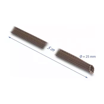 Funda de cable DeLOCK 20906 marrón poliéster 2,5 cm