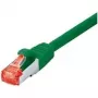 Tecline exertis Connect - Cable de red - RJ-45 (M) a RJ-45 (M) - 25 m - Cable SSTP - CAT 6 - libre de halógenos - verde (71525G)
