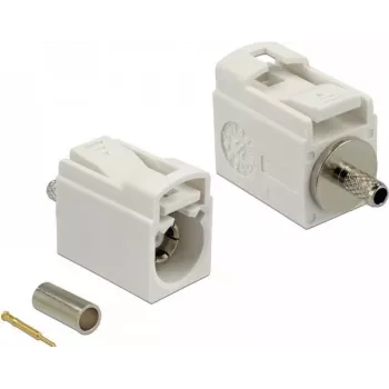 Delock 89700 Conector de crimpado FAKRA B hembra, 21 mm (corto)